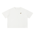 German Shepherd t-shirt in White with a small embroidered-look German Shepherd on the left chest